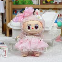 Labubu Big Into Energy Lėlės Drabužiai Persirengti Šokėjos Stiliaus Apranga su Aksesuarais 17 cm Ropa Labubu NO DOLL