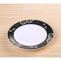 small round Plastic Japan Food Sushi Melamine Dish Rotary Sushi Plate Round Colorful Conveyor Belt Sushi Serving dinner plates