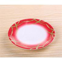 small round Plastic Japan Food Sushi Melamine Dish Rotary Sushi Plate Round Colorful Conveyor Belt Sushi Serving dinner plates