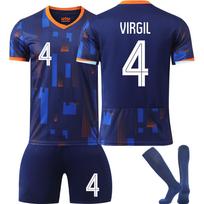 2425Netherlands Away Futbolo megztiniai šortai ir kojinės Naujo sezono šortai ir kojinės suaugusiems ir vaikams dydžio rinkinys 16