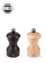 Peugeot Bistro Pipirų ir Druskos Malūnėlių Rinkinys 10 cm Duo Natūrali ir Šokoladinė