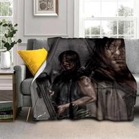 Daryl Dixon The Walking Dead Filmo Flanelinis pledas, Šiltas ir minkštas pledas Sofai, Sofa, Biurui, Namams, Kelionėms, Stovyklavimui, Gimtadienio dovana 30x40in