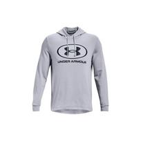 Under Armour Rival Priekyje Didelis Logotipas Spausdintas Gobtuvukas Vyriški Gobtuvukai Pilkas 1369470-011 M white
