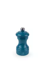 Peugeot Bistro pipirų malūnėlis 10 cm Pacific Blue lakuotas medis