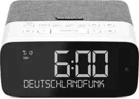 TechniSat DigitRadio 52 ASA DAB+/UKW Bluetooth Radijo imtuvas Pilka/Balta