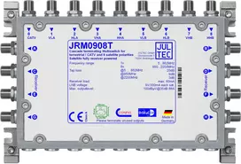 JULTEC JRM0908T 9/8 Multiswitch palydovinės televizijos skirstytuvas (8 SAT IF įėjimai, 1 antžeminės antenos įėjimas, 8 abonentų išėjimai)