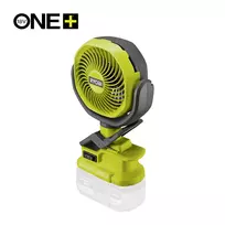 RYOBI ONE+ 18V belaidis spaustuvinis ventiliatorius (tik įrankis) – 280 CFM, 360° sukimas