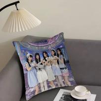 Kpop I-ILLIT Pagalvė Anime Pagalvė Sofos Lovoje Galvos Pagalvės Užvalkalas Pagalvėlės Užvalkalas 45x45 Cm Mada 18x18Inch gray