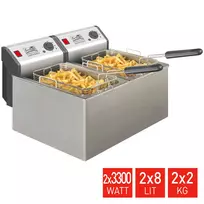 FRITEL profesionalus gruzdintuvas 16 litrų 6.6kW nerūdijantis plienas