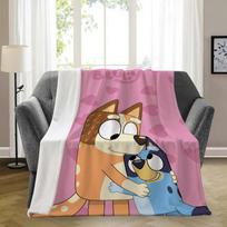 B-bluey-y Minkštas pledas Estetiškas Nešiojamas Namų Kelionės Stovyklavimas Sofa Iškylos Storas Šiltas Flanelinis Pledas 30x40in