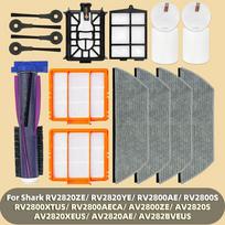 Suderinama su Shark PowerDetect RV2820ZE, AV2800ZE, AV2800ZEEUWH, RV2800ZEEU, RV2820YE, Šepečio Mop Filtro Priedų Dalimis