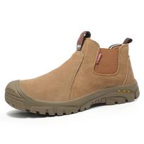 Labor Insurance Shoes Anti-smashing and Anti-piercing Cowhide Electric Welding Shoes Steel Head Non-slip Work Shoes Four Seasons 46