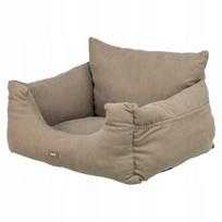 Automobilinė šunų kėdutė Trixie, taupe, 55x30x55 cm