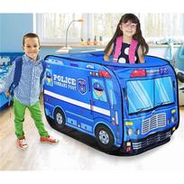 Žaidimų namelis Žaidimų palapinė Gaisrinė Policijos autobusas Sulankstomas Iššokantis Žaislas Žaidimų namelis Vaikų žaislai Palapinė Ledų Gaisrinės modelis Namelis blue