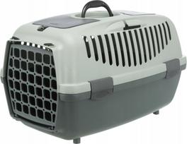 Gyvūnų transportavimo dėžė Trixie Be Eco Capri 2, antracito/pilkos/žalios spalvos, XS-S, 37x34x55 cm