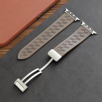 Leather Magnetic Band for Apple Watch Ultra 2 49mm Loop Bracelet for iWatch Series 10 9 8 7 6 5 se 42 46mm 45 41mm 40 44mm Strap 38mm 40mm 41mm pilka spalva