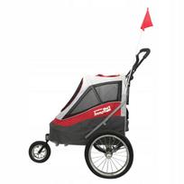 Šuns vežimėlis InnoPet Sporty Dog Trailer Deluxe, raudonas