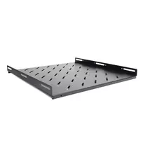 RACKTEL RL-P800S 1U 19-inch fiksuota lentyna gylis 800 mm, apkrova 80 kg, juoda