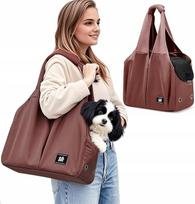 Gyvūnų kuprinė ALLSOPETS, ruda, dydis L