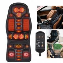 Masažinis kilimėlis su vibracija ir šildymu, 12V, galingas masažuoklis foteliui