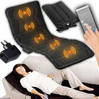Vibruojantis masažo kilimėlis kūnui ir nugarai, tinkamas foteliui ar lovai