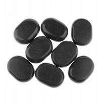 Masažo akmenų rinkinys SPA terapijai, 8 vnt., bazaltas
