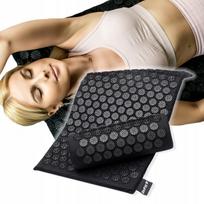Akupresūrinis kilimėlis su pagalvėle DrFit, nugaros masažui