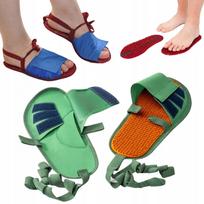 Masažiniai LYAPKO flip-flop tipo šlepetės su adatėlėmis, 37-40 dydis