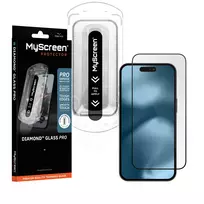 MyScreen Diamond Glass Pro Fit Frame grūdinto stiklo apsauga, skirta Apple iPhone 17 Air