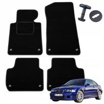 Kilimėliai BMW 3 E46 1998–2006 sedanui, kupė, Touring, veliūriniai