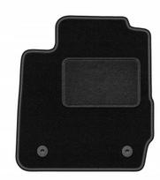 Juodas veliūrinis vairuotojo kilimėlis Ford Fiesta MK7 2011–2017 LUX