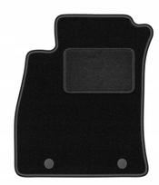 Veliūrinis vairuotojo kilimėlis Nissan Juke F15 2010–2017, juodas, LUX