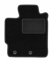 Automobilio kilimėlis Toyota Yaris III 2011–2019, juodas, LUX velūras