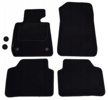 Automobilio kilimėliai BMW E90/E91 2005–2012, juodi veliūriniai, Aldos, su lipniu pagrindu