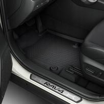 Guminiai kilimėliai TOYOTA Rav4, juodi, PW210-0R024, OE, komplektas