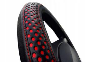 Vairo užvalkalas POK-R RED, juodos ir raudonos odos, 37–39 cm