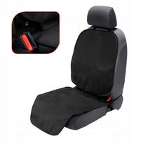 Vaikiškos automobilinės kėdutės apsauginis kilimėlis ISOFIX, juodas