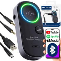 Bluetooth siųstuvas ir imtuvas, 5.4, 3,5 mm AUX, USB-C