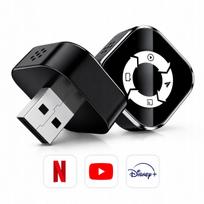 Belaidis adapteris CarPlay/Android Auto, 4 viename, palaiko Netflix, YouTube, AI&JL