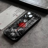 Anime Šaunus Tokyo Ghoul Telefono dėklas IPhone 17 16 Pro Max 15 Plus 14 Pro 12 11 13 Mini X XR XS Max SE Stiklinis dangtelis iPhone16