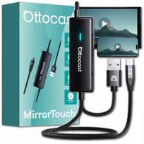 Belaidis „Ottocast Mirror Touch“ CarPlay ir Android adapteris, dviejų dažnių Wi-Fi