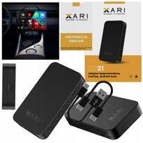 Belaidis CarPlay adapteris XARI CP21, WiFi, Bluetooth, USB-C, USB-A, Android Auto