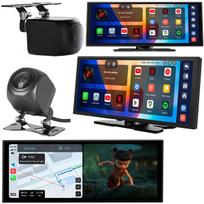 Automobilio monitorius 11,4'', su Android, galine kamera, suderinamas su Apple