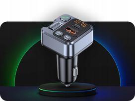 Automobilinis Bluetooth siųstuvas FM radijas, MP3 grotuvas, USB įkroviklis T16