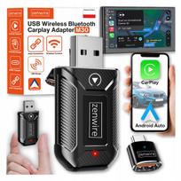 Bevielis CarPlay ir Android Auto adapteris, Bluetooth, WiFi 5G, iPhone