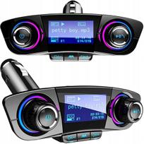 FM Bluetooth siųstuvas 5.0, USB, laisvų rankų įranga, 8 viename