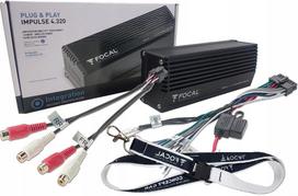 Automobilinis stiprintuvas FOCAL PULSES 4.320, 4 kanalų, kompaktiškas, su LEASH FOCAL