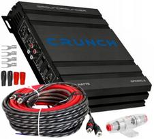 Automobilinis stiprintuvas Crunch GPX500.2 500W su 10 mm² ACV laidų rinkiniu