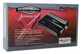Keturių kanalų stiprintuvas EXCALIBUR X500.4, 2000 W