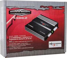 Stiprintuvas EXCALIBUR X500.2, 2 kanalų, 1000 W
